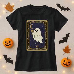 Halloween Ghost Tarot T Shirt