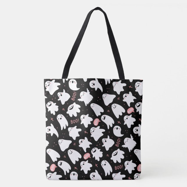 Halloween Ghost tothe bag Tygkasse (Framsida)