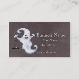 Halloween Ghost Visitkort