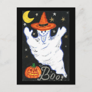 Halloween Ghost vykort