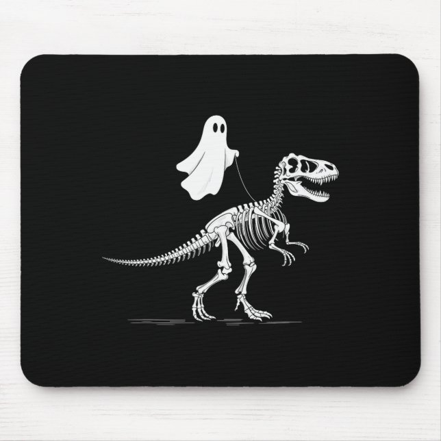 Halloween Ghost Walking Dinosaur Skeleton T Rex Fu Musmatta (Framsidan)