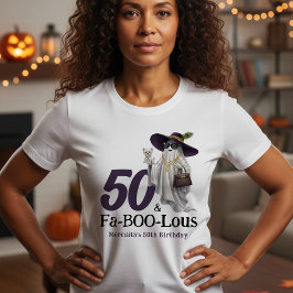 Halloween Ghost Women's Fabulous 50:e födelsedagen T Shirt