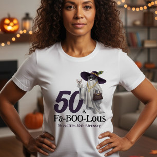 Halloween Ghost Women's Fabulous 50:e födelsedagen T Shirt