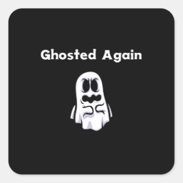 Halloween - Ghosted IGEN Fyrkantigt Klistermärke