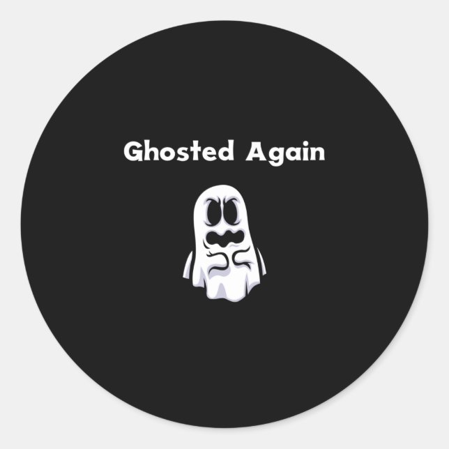 Halloween - Ghosted IGEN Runt Klistermärke (Framsida)