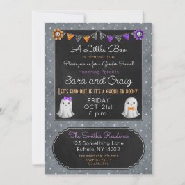 Halloween Ghoul eller Boo-y bebis-inbjudan Inbjudningar