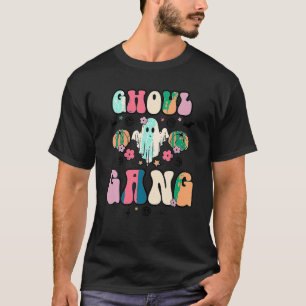 Halloween Ghoul Gang Groovy Hej Boo Pumpkin Boo Cr T Shirt