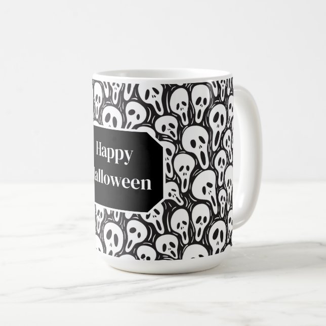 Halloween Ghoul-mugg Kaffemugg (Framsida höger)