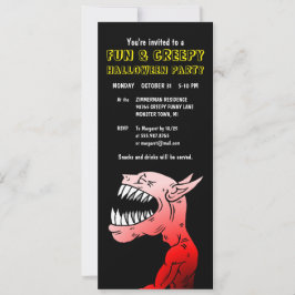 Halloween Ghoul Party Inbjudningar