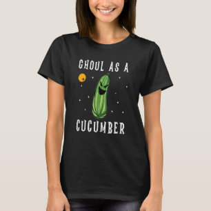 Halloween Ghoul Pun Monster Cucumber Pickle Sayi T Shirt