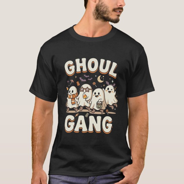 Halloween Ghoulgänget T Shirt (Framsida)