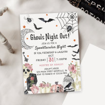 Halloween Ghouls Natt ut Party Dam Natt