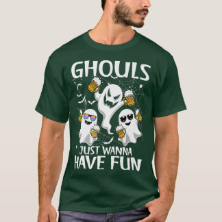 Halloween Ghouls vill bara ha Roligt Spöken Lazy C T Shirt