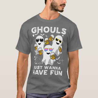 Halloween Ghouls vill bara ha Roligt Spöken Lazy C T Shirt