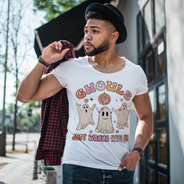 HALLOWEEN GHOULS VILL BARA HA ROLIGT 👻 👻 T SHIRT (Skapare uppladdad)