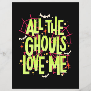 Halloween Gift Alla Ghouls Kärlek Me