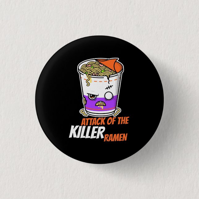Halloween Gift | Attack mot Ramen Knapp (Framsida)