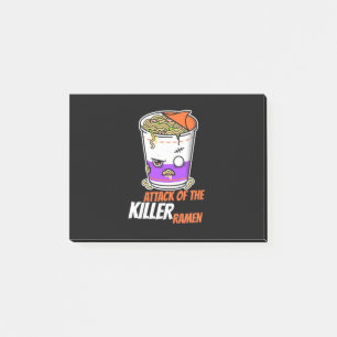 Halloween Gift Attack mot Ramen Post-it Block
