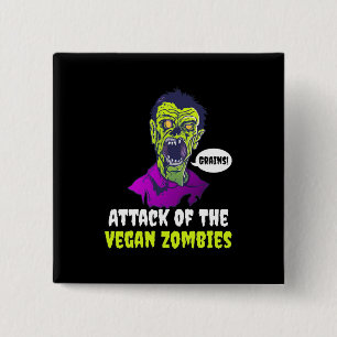 Halloween Gift Attack mot Vegan Knapp