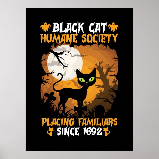 Halloween Gift | Det mänskliga samhället placerar  Poster (Framsidan)