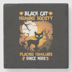 Halloween Gift   Det mänskliga samhället placerar  Stenunderlägg