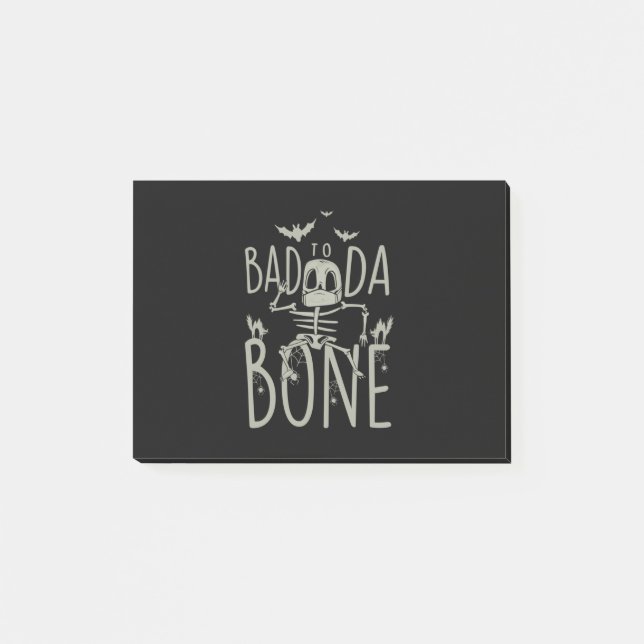 Halloween Gift | Felaktigt mot DA-fel Post-it Block (Framsida)