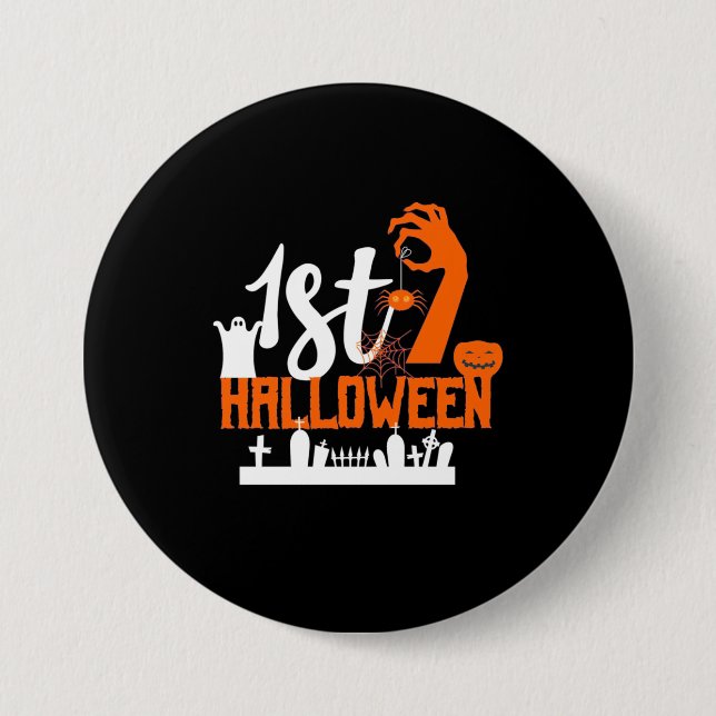 Halloween Gift | Första Halloween Knapp (Framsida)