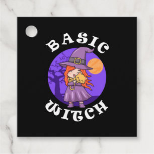 Halloween Gift Grundläggande Witch Gåvor Etiketter