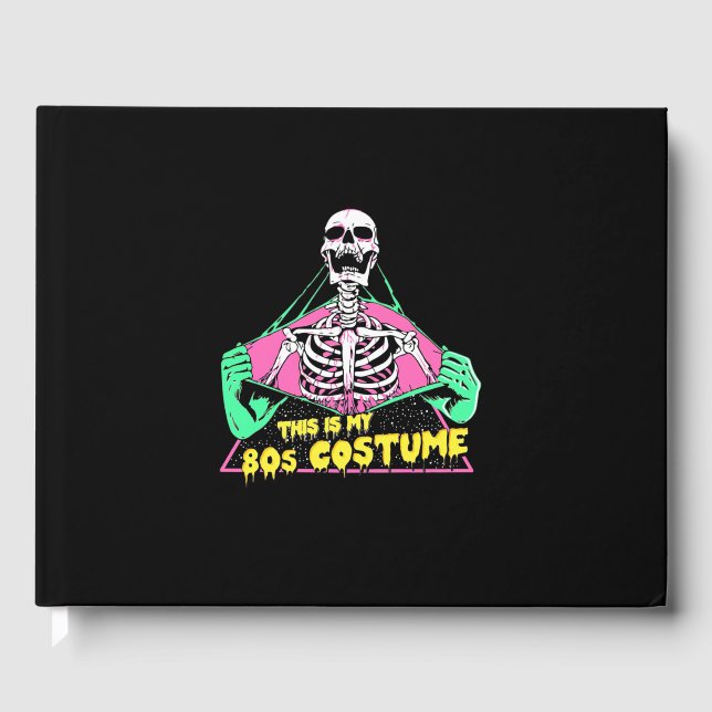 Halloween Gift | Halloween Costume Retro Gästböcker (Framsida)