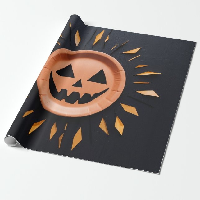 Halloween Gift Papper Presentpapper (Utrullad)