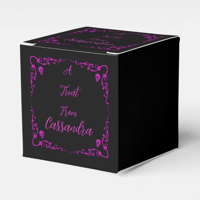 Halloween-gift Purple Personlig Presentaskar (Framsidan Sidan)