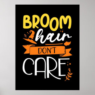 Halloween Gift Rumsluft bryr sig inte Poster