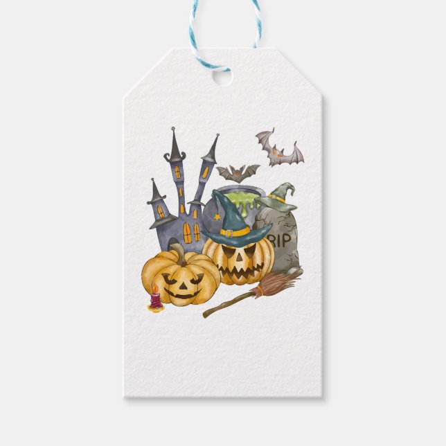 Halloween Gift Shirt Nightmare före jul Presentetikett (Framsidan)