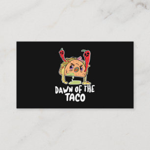 Halloween Gift Taco Halloween-gryningen Visitkort