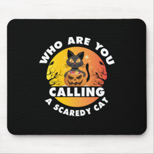 Halloween Gift Vem kallar du katt? Musmatta