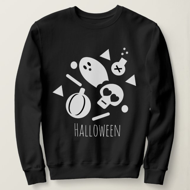 Halloween Giftigt Sött Socker Konfetti T Shirt (Design framsida)