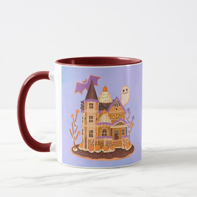 Halloween Gingertea Haunted House Mugg (Vänster)