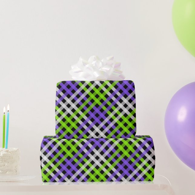 Halloween Gingham 4.2 Presentpapper (Festgåvor)