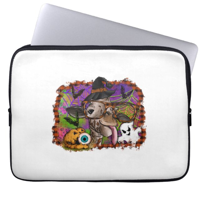Halloween Giraffe Laptop Fodral (Framsidan)