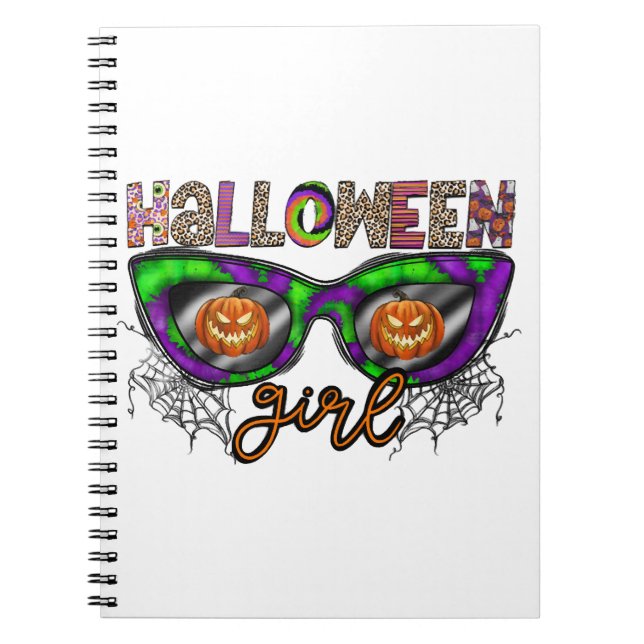 Halloween Girl Anteckningsbok (Framsidan)