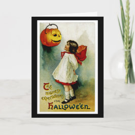 Halloween Girl Kort