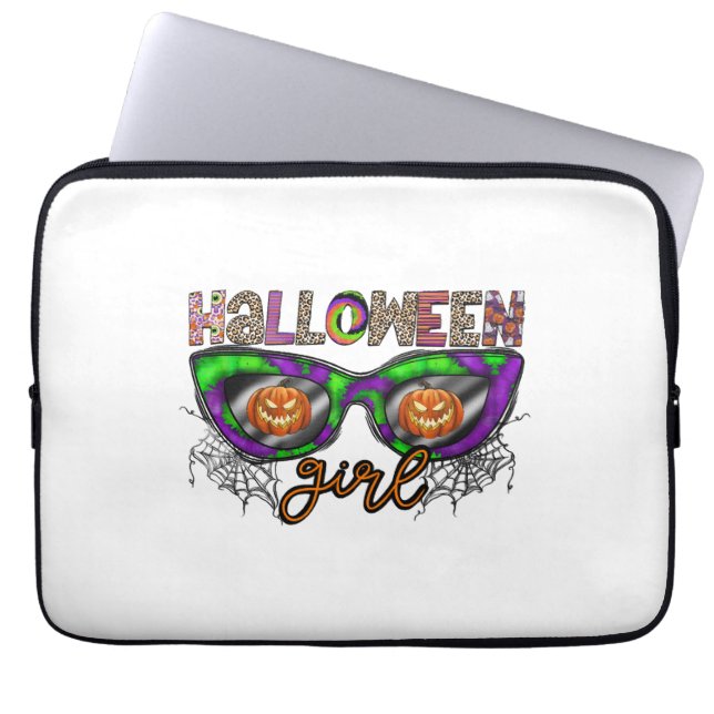 Halloween Girl Laptop Fodral (Framsidan)