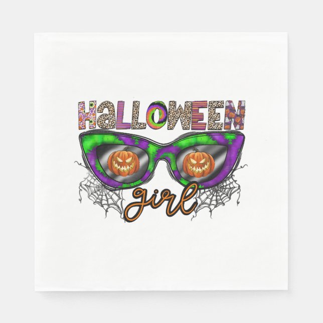 Halloween Girl Pappersservett (Framsidan)
