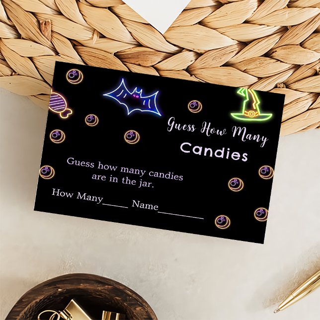 Halloween gissar hur många spelfack tilläggskort (Skapare uppladdad)