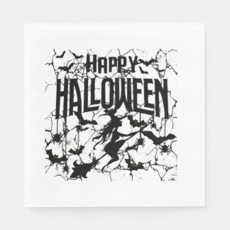 Halloween Glad Halloween Pappersservett