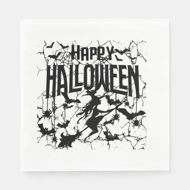 Halloween Glad Halloween Pappersservett (Framsidan)