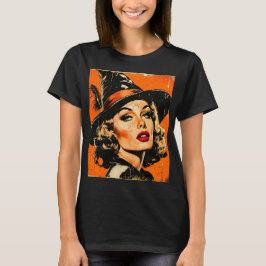 Halloween Glam Witch T Shirt