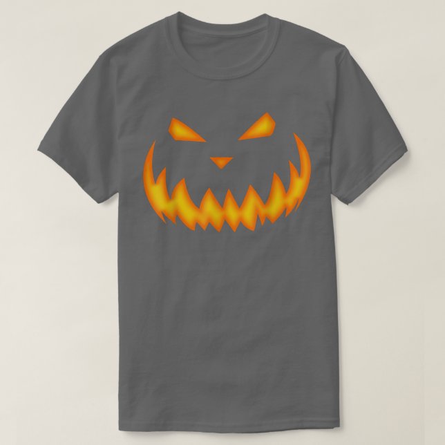 Halloween Glowing Pumpkin 3607 T Shirt (Design framsida)
