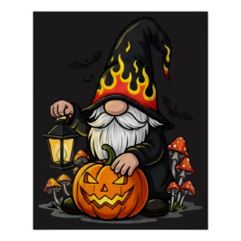 Halloween Gnom Glansig Affisch Perfect Poster