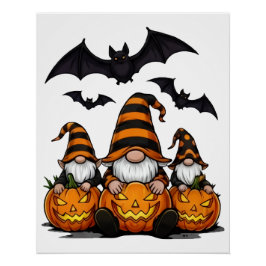 Halloween Gnom Glansig Affisch Perfect Poster